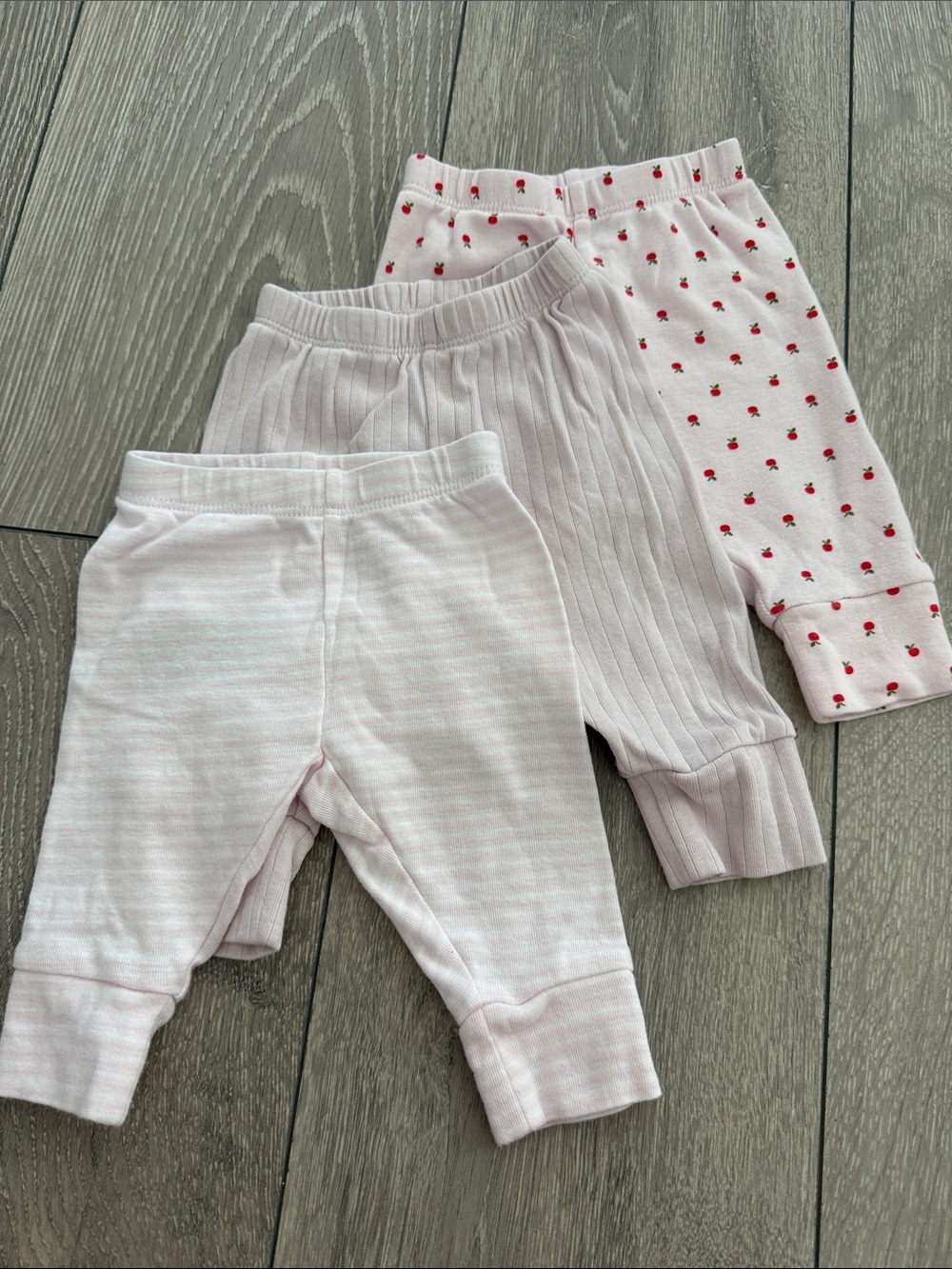 GAP Baby Ribbed Legging Set in Light Pink